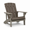 Sedia Adirondack in legno composito marrone 88x75x90 cm